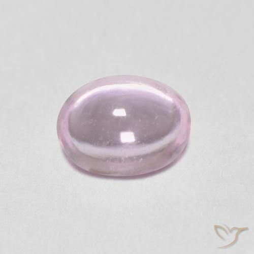 0.51ct Натуральный Очень светло-розовый тон Сапфир, Овал, Прозрачный