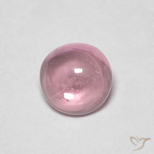 0.49ct Натуральный Палисандр розовый Сапфир, Круглый, Прозрачный