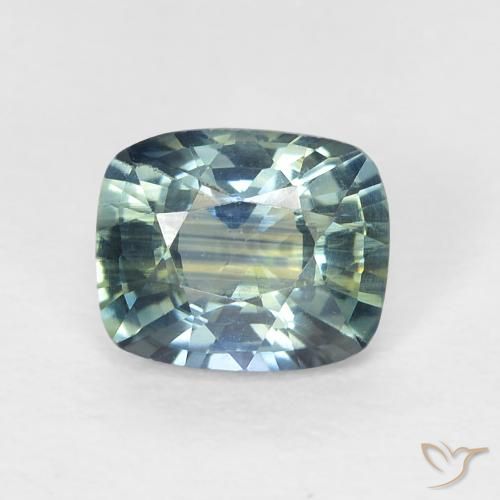 0.78ct Натуральный Многоцветный Сапфир, Подушка, VVS-VS