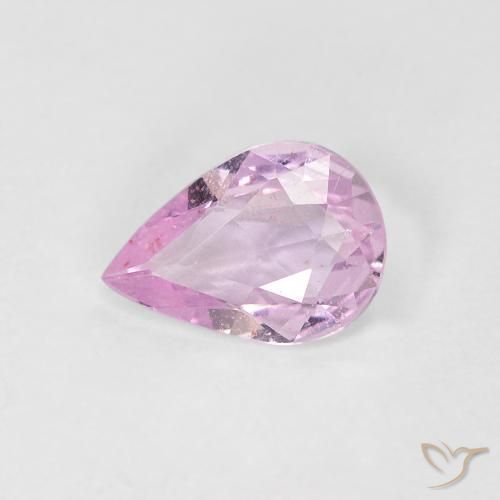 0.52ct Натуральный Средний фиолетовый Сапфир, Форма груши, VVS-VS