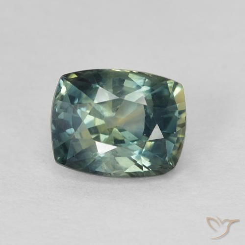 0.82ct Натуральный Многоцветный Сапфир, Подушка, VVS-VS