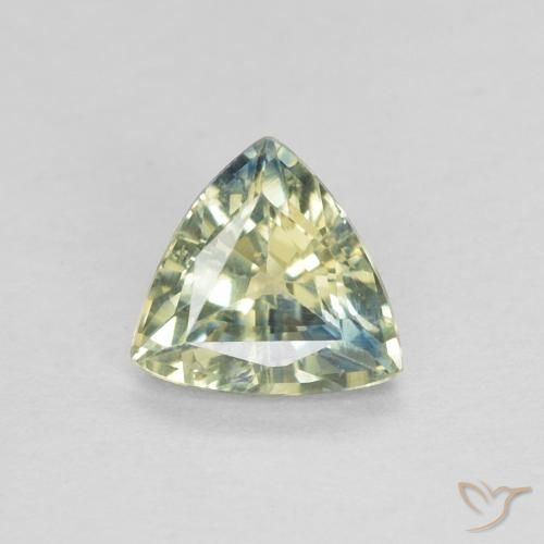0.48ct Натуральный Многоцветный Сапфир, Триллион, Чистота VS
