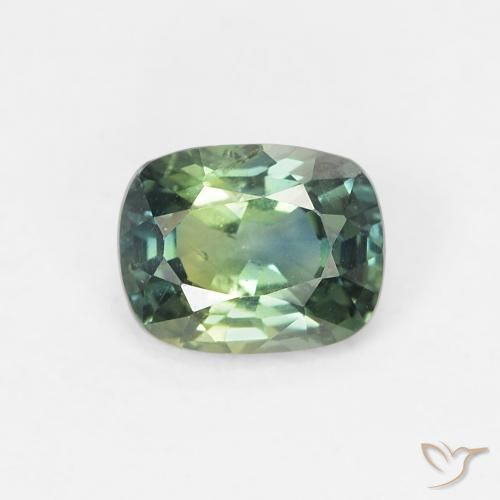 0.63ct Натуральный Многоцветный Сапфир, Подушка, Чистота VS