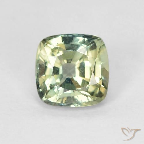 0.90ct Натуральный Многоцветный Сапфир, Подушка, VVS-VS