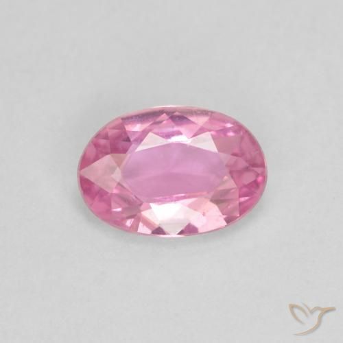 0.45ct Натуральный Розовый Сапфир, Овал, Чистота VVS