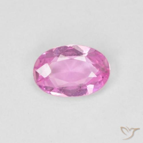 0.45ct Натуральный Розовый Сапфир, Овал, Чистота VVS