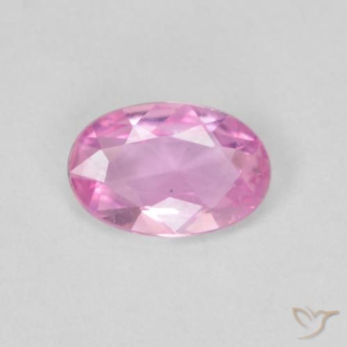 0.40ct Натуральный Яркий розовато-фиолетовый Сапфир, Овал, VVS-VS