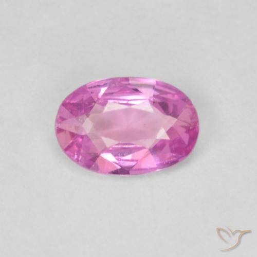 0.40ct Натуральный Интенсивный фиолетовый Сапфир, Овал, VVS-VS