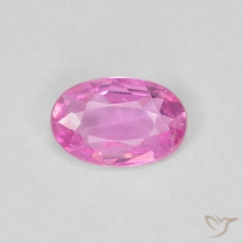 0.36ct Натуральный Средний фиолетовый Сапфир, Овал, VVS-VS