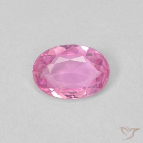 0.40ct Натуральный Средний розовый Сапфир, Овал, Чистота VVS