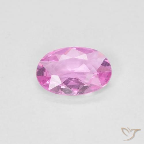 0.35ct Натуральный Светло-розовый Сапфир, Овал, Чистота VVS