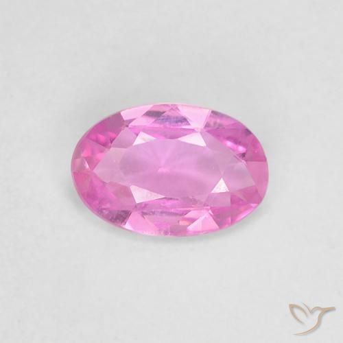 0.45ct Натуральный Интенсивный фиолетовый Сапфир, Овал, Чистота VVS
