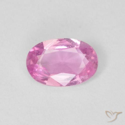 0.38ct Натуральный Розовый Сапфир, Овал, Чистота VS