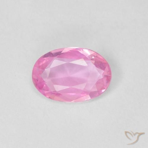 0.37ct Натуральный Розовый Сапфир, Овал, Чистота VVS