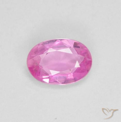 0.50ct Натуральный Розовый Сапфир, Овал, VVS-VS