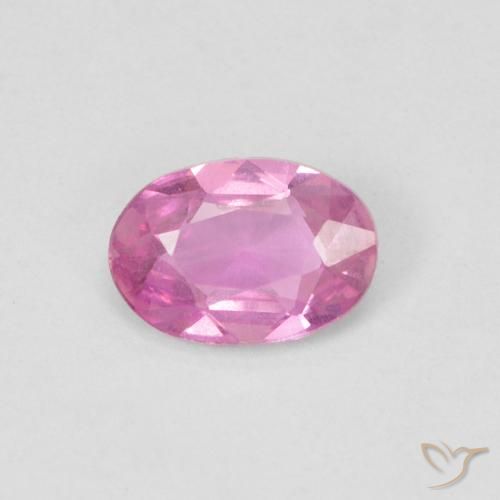 0.48ct Натуральный Розовый Сапфир, Овал, Чистота VS