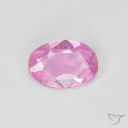 0.37ct Натуральный Розовый Сапфир, Овал, Чистота VVS
