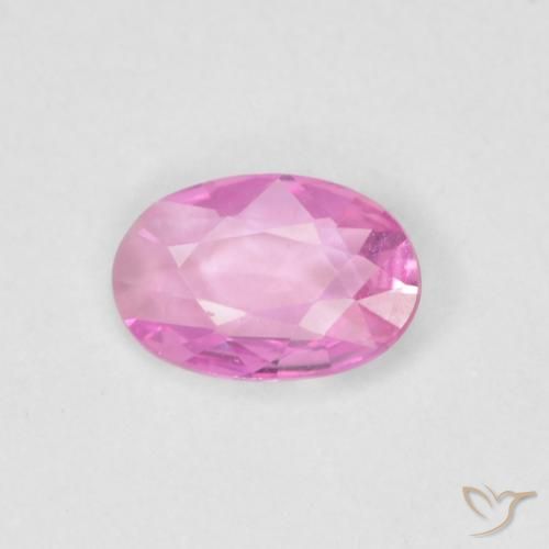 0.36ct Натуральный Королевский фиолетовый розовый Сапфир, Овал, Чистота VVS