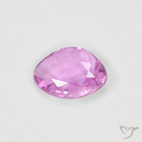 0.42ct Натуральный Светло-розовый Сапфир, причудливая, Чистота VS