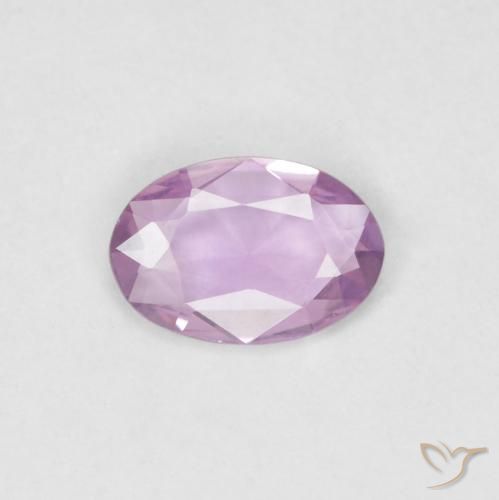0.31ct Натуральный Светло-пурпурный Сапфир, Овал, Чистота VVS