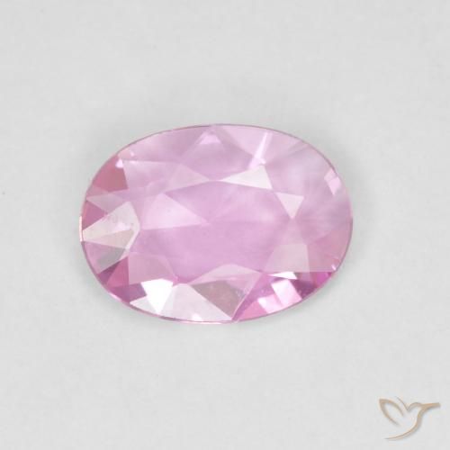 0.48ct Натуральный Розовый Сапфир, Овал, Чистота VVS, Photo A