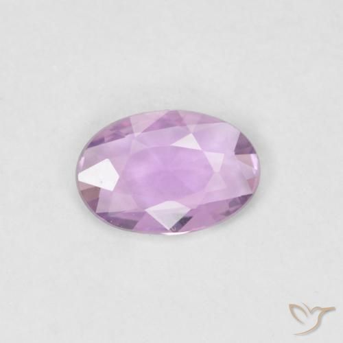0.32ct Натуральный Розовый фиолетовый Сапфир, Овал, Чистота VVS