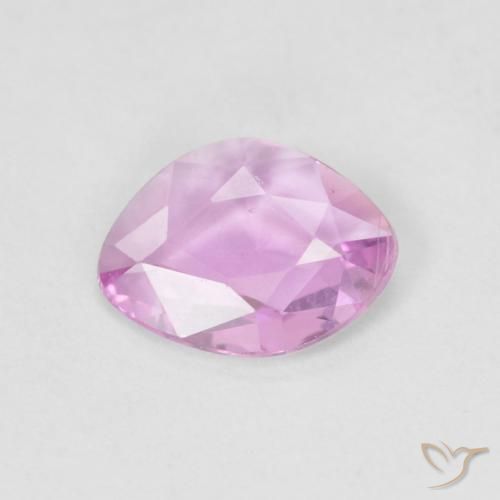 0.45ct Натуральный Средний фиолетовый Сапфир, причудливая, Чистота VVS