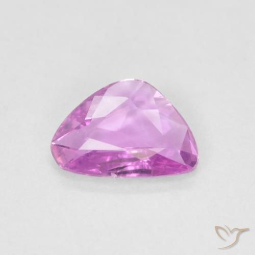 0.50ct Натуральный Пурпурно-розовый Сапфир, причудливая, VVS-VS