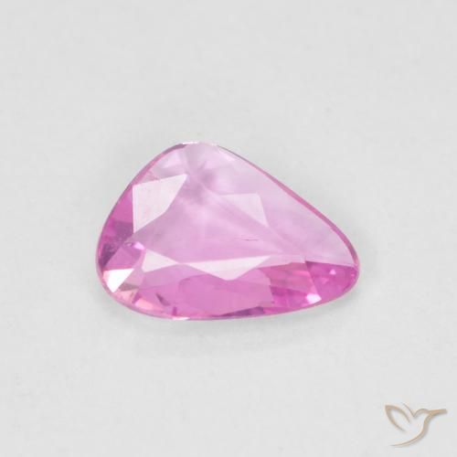 0.48ct Натуральный Яркий розовато-фиолетовый Сапфир, причудливая, VVS-VS