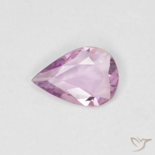 0.36ct Натуральный Светло-пурпурный Сапфир, Форма груши, Чистота VVS