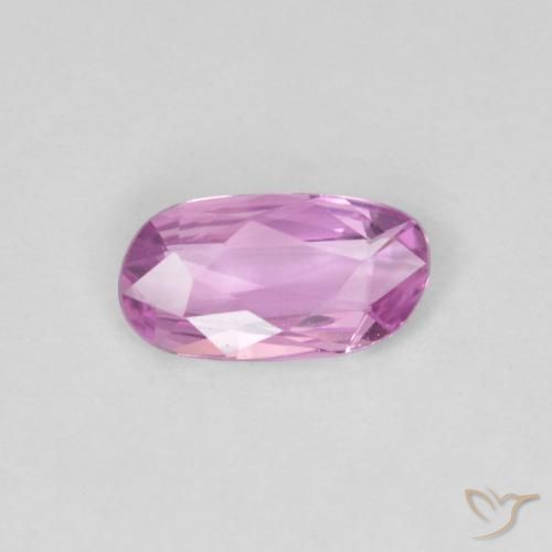 0.51ct Натуральный Розовато-пурпурный Сапфир, причудливая, Чистота VVS