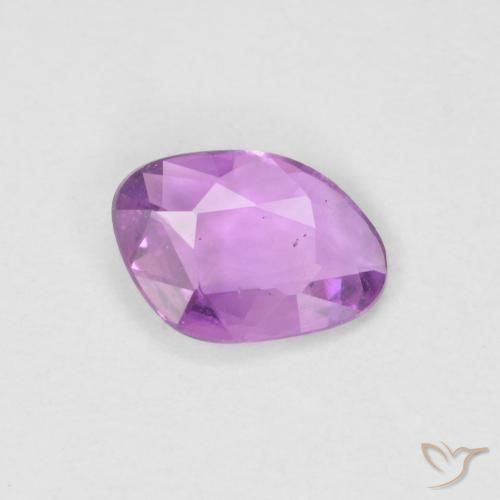 0.41ct Натуральный Розовато-фиолетовый Сапфир, причудливая, VVS-VS