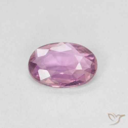 0.41ct Натуральный Светло-пурпурный Сапфир, Овал, VVS-VS
