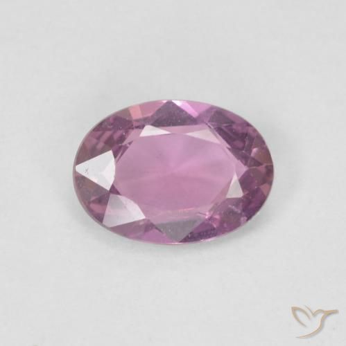 0.75ct Натуральный Пурпурно-розовый Сапфир, Овал, Чистота VS