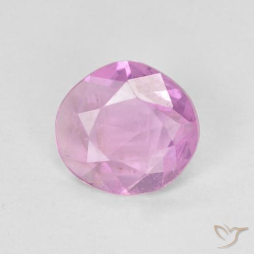 0.80ct Натуральный Светло-королевский фиолетовый розовый Сапфир, причудливая, VVS-VS