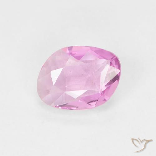 0.55ct Натуральный Насыщенный розовый Сапфир, причудливая, Чистота VVS