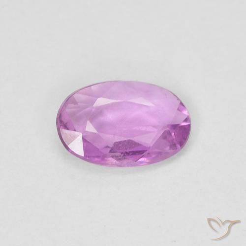 0.43ct Натуральный Medium Light-Purple Сапфир, Овал, Чистота VS