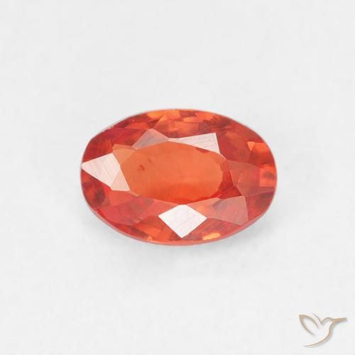 0.55ct Натуральный Средний апельсин Сапфир, Овал, VVS-VS