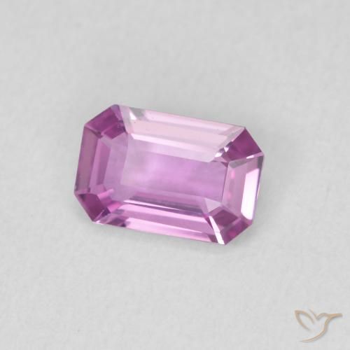 0.62 карата, натуральный Medium Light-Purple Сапфир, Октагон / Изумрудная Огранка, Чистота VVS