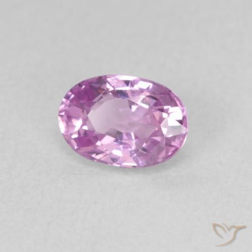0.73 карата, натуральный Medium Light-Purple Сапфир, Овал, Чистота VVS