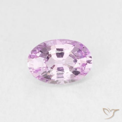 0.64ct Натуральный Пурпурно-розовый Сапфир, Овал, Чистота VS