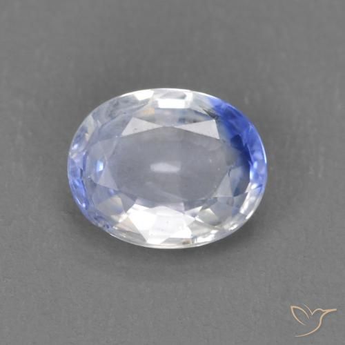 0.54ct Натуральный Пастельно-синий Сапфир, Овал, Чистота VS