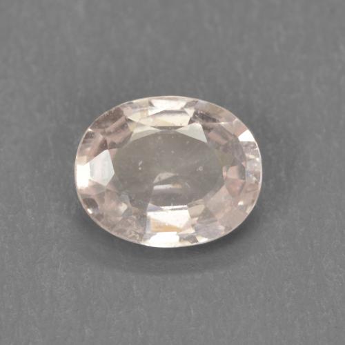 0.50ct Натуральный Светло-розовый Сапфир, Овал, Чистота VS