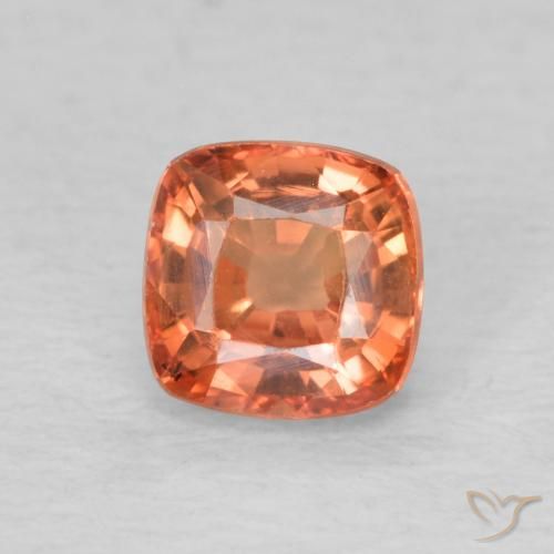 0.65ct Натуральный Средний красный Сапфир, Подушка, Чистота VVS