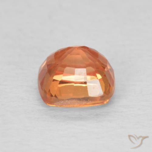0.65 карата, натуральный Средний красный Сапфир, Подушка, Чистота VVS