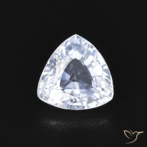 0.77ct Натуральный Светло-голубой Сапфир, Триллион, Чистота VS