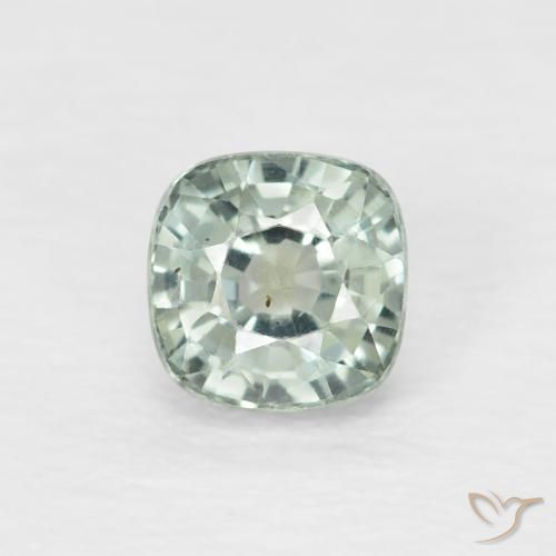 0.59ct Натуральный Светлая мята Сапфир, Подушка, VVS-VS