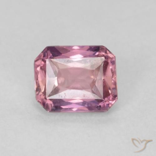 0.53ct Натуральный Глубокая лаванда Сапфир, Изумрудная огранка, Чистота VS