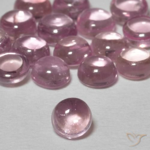 0.30ct Натуральный Светло-розовая жевательная резинка Сапфир, Круглый, Прозрачный