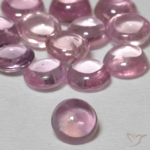 0.28ct Натуральный Светло-розовый Сапфир, Круглый, Прозрачный
